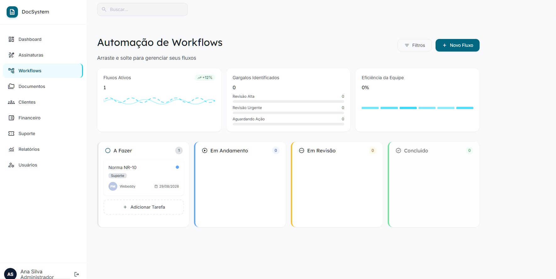 Workflows Kanban